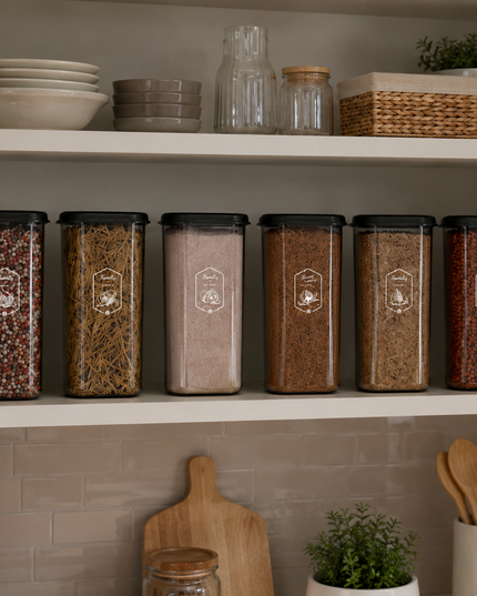 6 Parça Mutfak Saklama Kabı Seti – 1200 ML