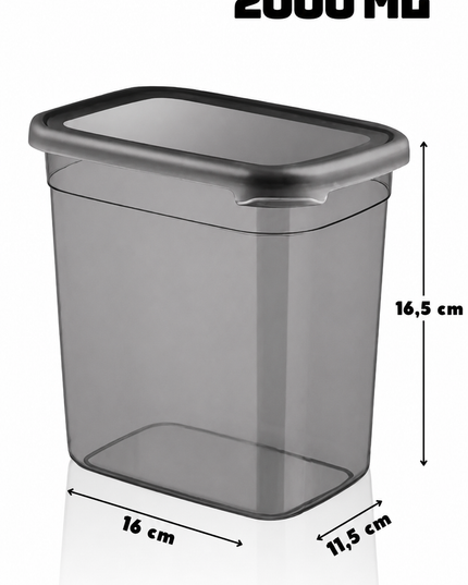 6-Piece 2000 ML Kitchen Storage Container