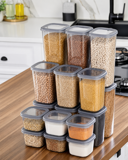 18-Peices Jumbo Kitchen Storage Container