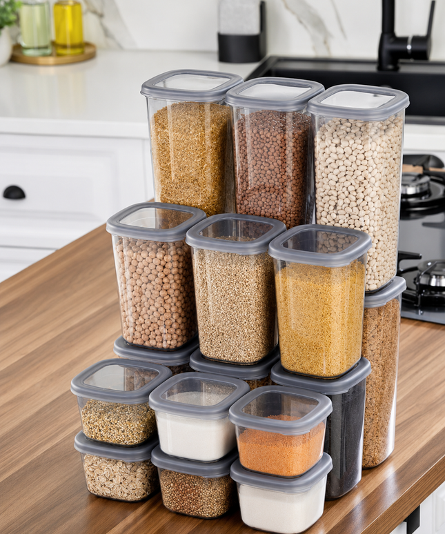 18-Peices Jumbo Kitchen Storage Container