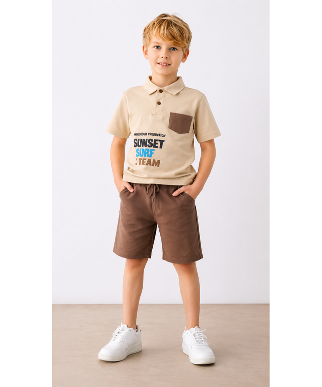Sunset Surf Team Kids Summer Set