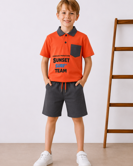 Sunset Surf Team Kids Summer Set