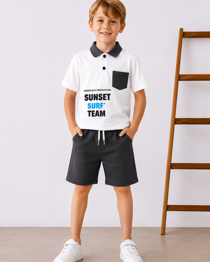 Sunset Surf Team Kids Summer Set
