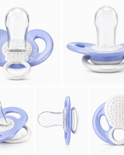 Baby Pacifier – Soft Silicone Orthodontic Soother (0-6 Months)