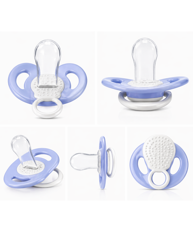 Baby Pacifier – Soft Silicone Orthodontic Soother (0-6 Months)