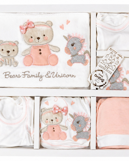 6-Piece Baby Clothing Set – Soft Cotton Newborn