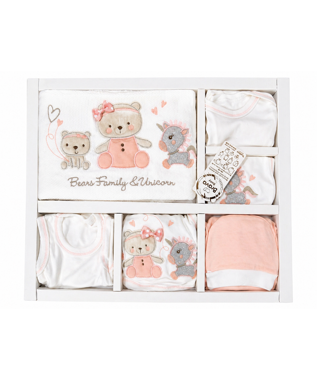 6-Piece Baby Clothing Set – Soft Cotton Newborn