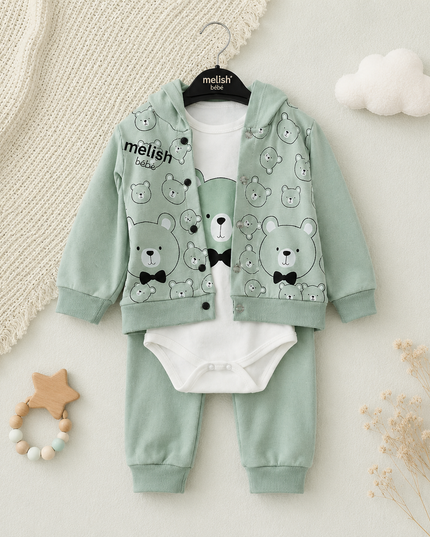 3-Piece Cozy Infant & Toddler Set