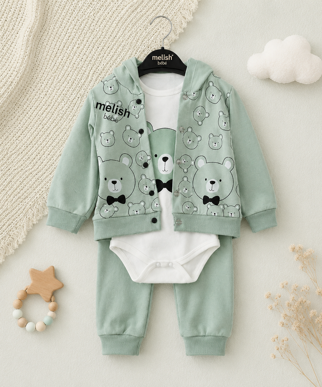 3-Piece Cozy Infant & Toddler Set