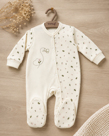 Floral Cotton Baby Sleeper