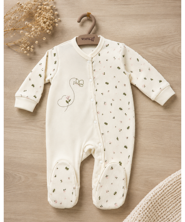 Floral Cotton Baby Sleeper
