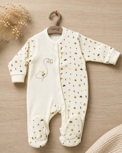 Floral Cotton Baby Sleeper