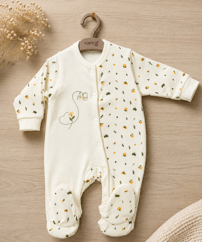 Floral Cotton Baby Sleeper