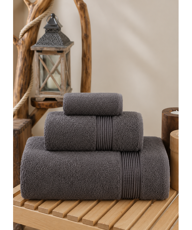 3-Piece Towel Set | Anthracite