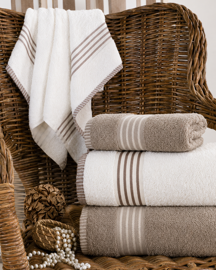 Oscar - Stone/Cream Towel Hammam Set