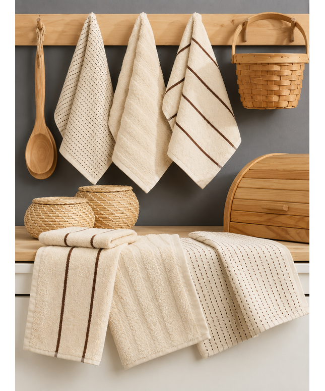 6-Piece Kitchen Towel Set | Sofia