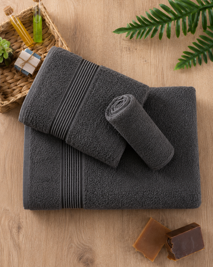 3-Piece Towel Set | Anthracite