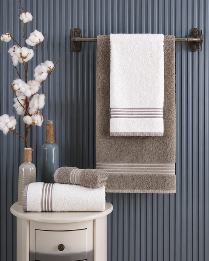 Oscar - Stone/Cream Towel Hammam Set