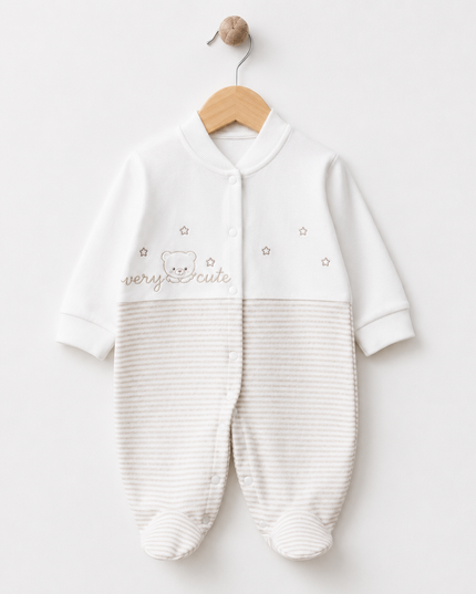 Newborn Sleepsuit - Starry Bear