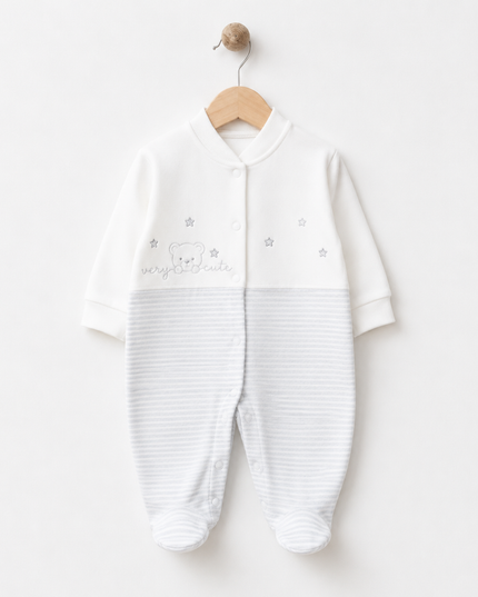 Newborn Sleepsuit - Starry Bear