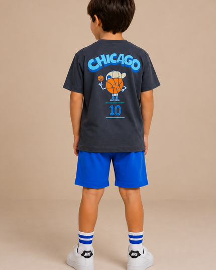 Boys Summer Casual Outfit Set – Premium Kids T-Shirt & Shorts Combo
